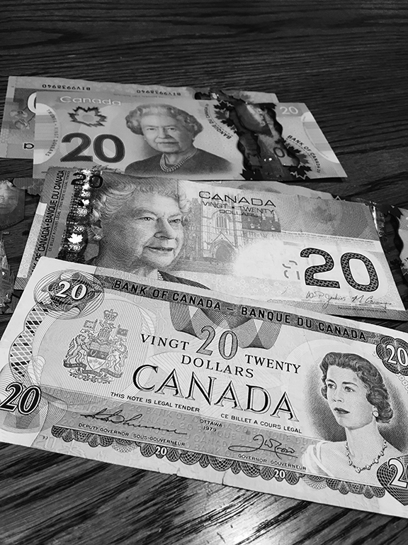 Evolution of the Canada Dollar